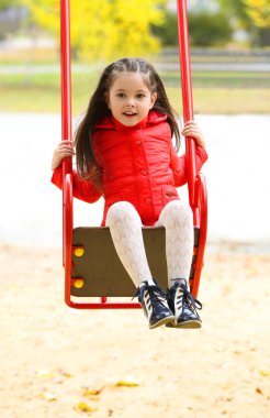 Güzel küçük kız. 