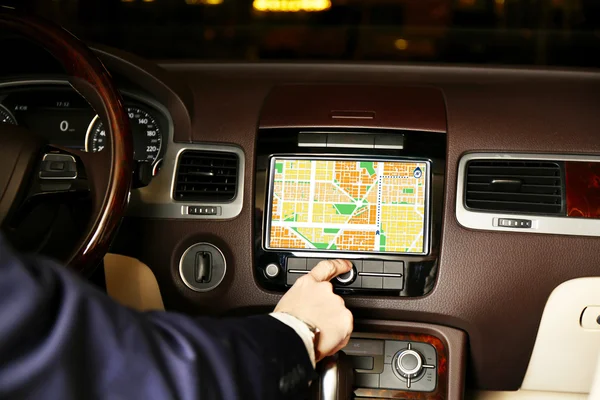 Navigation System Car — Stock Photo, Image