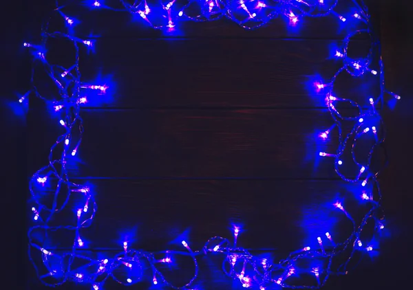 Renkli Noel ışıkları — Stok fotoğraf