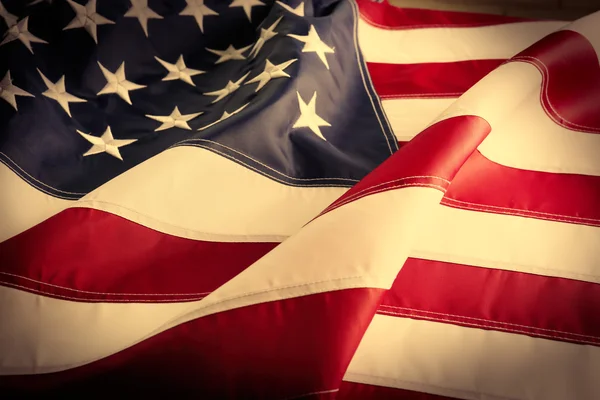 Розмахуючи американський прапор — стокове фото