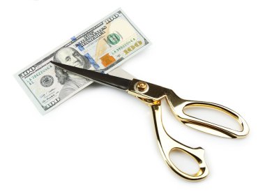 Doları banknot kesme makası
