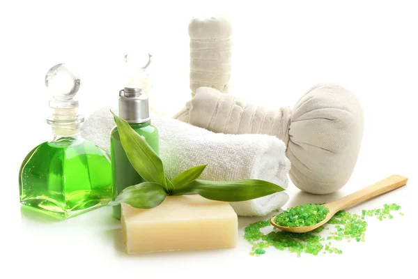 Conjunto de spa relaxante — Fotografia de Stock