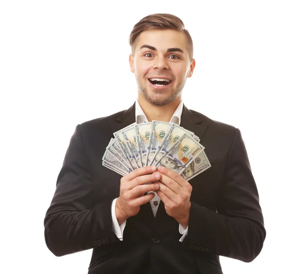 Man holding money — Stock Photo, Image