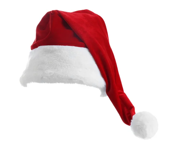 Sombrero rojo de Santa Claus — Foto de Stock