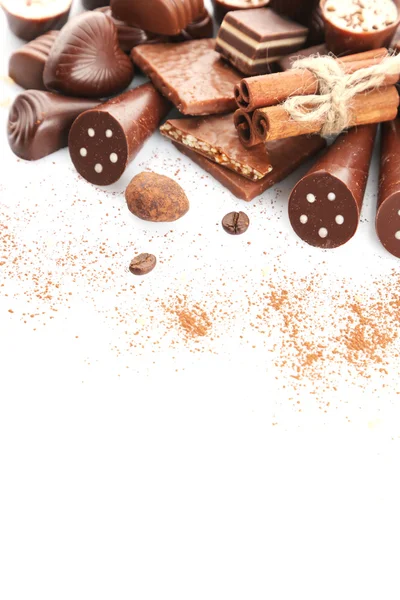 Caramelos de chocolate surtidos — Foto de Stock