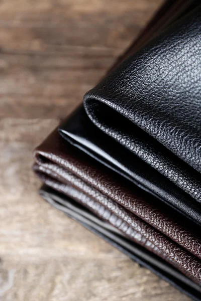 Pile of leather fabric — Stock Photo, Image