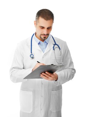 Doktor reçete kurulu izole elinde ile