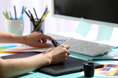 El çizimi Grafik Tablet