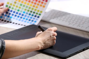 El çizimi Grafik Tablet