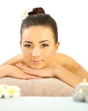 salonda rahatlatıcı kadın