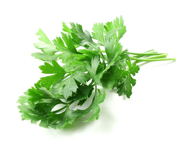 Fresh parsley isolated on white — Stock Photo, Image