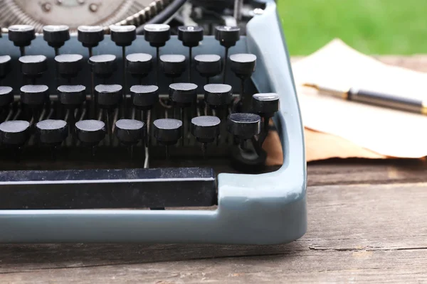 黑色的老式打字机 — 图库照片