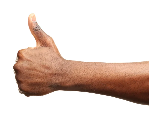 Menschliche Hand zeigt Geste — Stockfoto