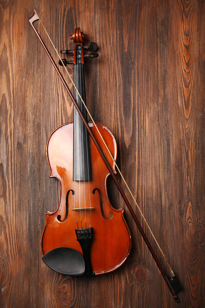 Classical violin close-up