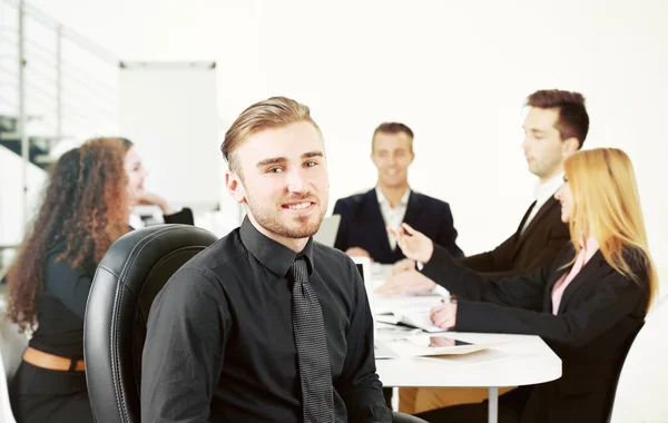 Möte i konferensrummet — Stockfoto