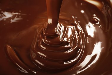 erimiş lezzetli çikolata