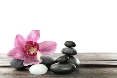 Spa güzel çiçekli natürmort 