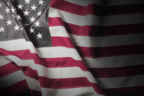 Waving American flag — Stock Photo, Image