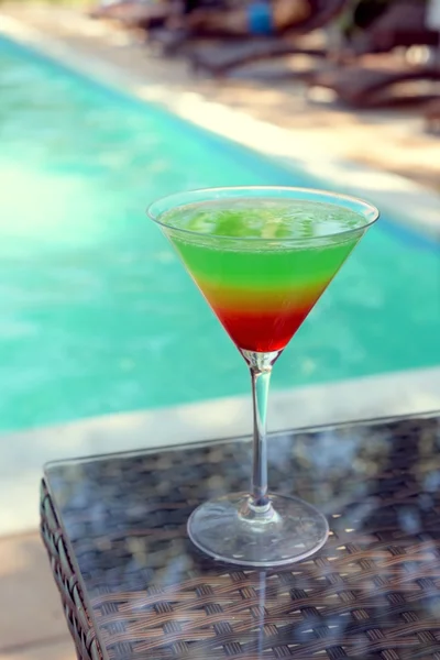 Cocktailbar op glas — Stockfoto