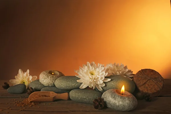 Spa set on table — Stock Photo, Image