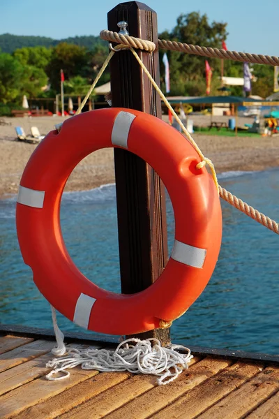 Oranje leven buoy — Stockfoto