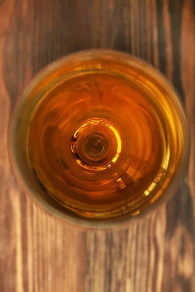 Glass of wine on table — Stock Photo, Image