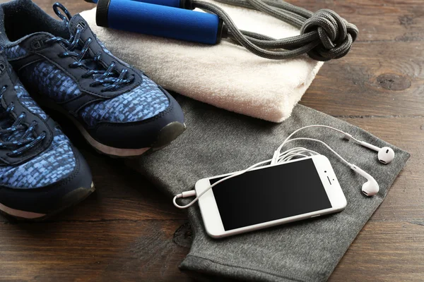 Sport kleding en uitrusting — Stockfoto