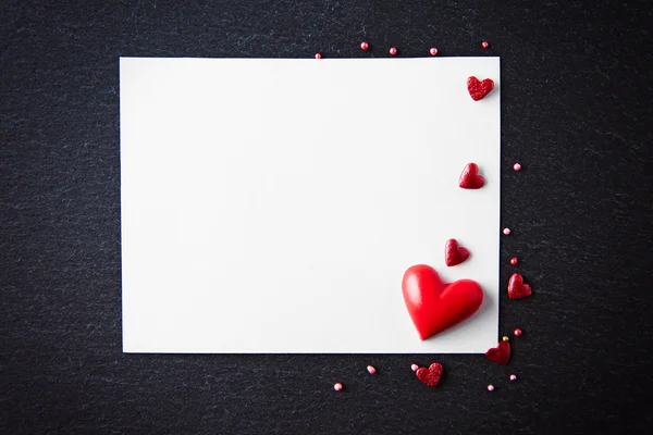 Blank present Valentine — Stock Photo, Image