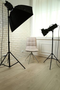 Modern iç ile fotoğraf stüdyosu