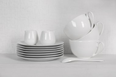 Beyaz sofra yığını