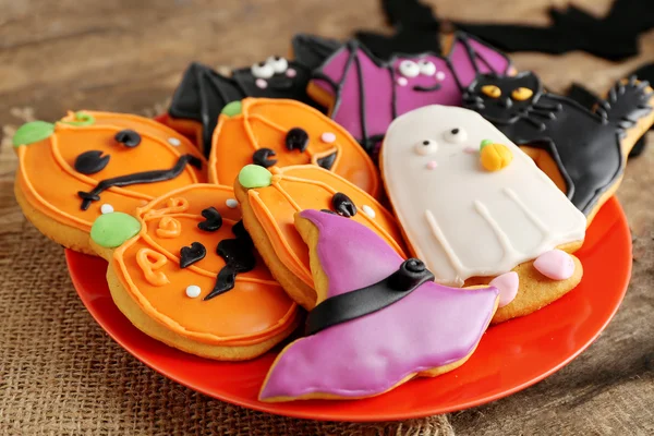 Biscotti creativi di Halloween — Foto Stock