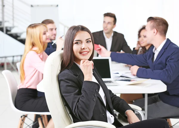 Conference room at meeting — Stock Photo, Image