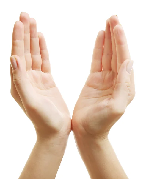 İki el poz — Stok fotoğraf
