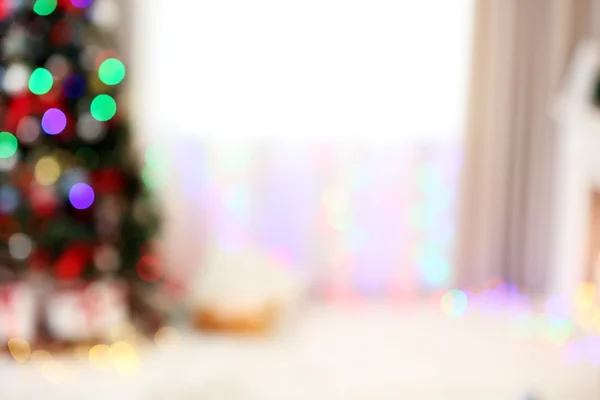 Árbol de Navidad en el salón — Foto de Stock