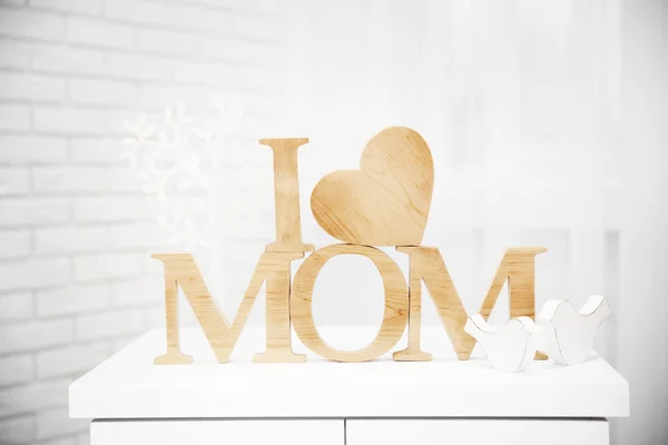 I love mom — Stock Photo, Image