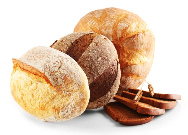 パン、白で隔離される耳 — ストック写真