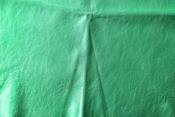 Textura de couro verde — Fotografia de Stock