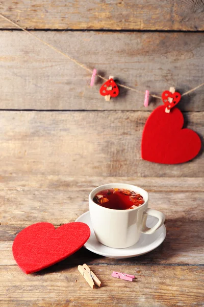 Two red hearts — Stock Photo, Image