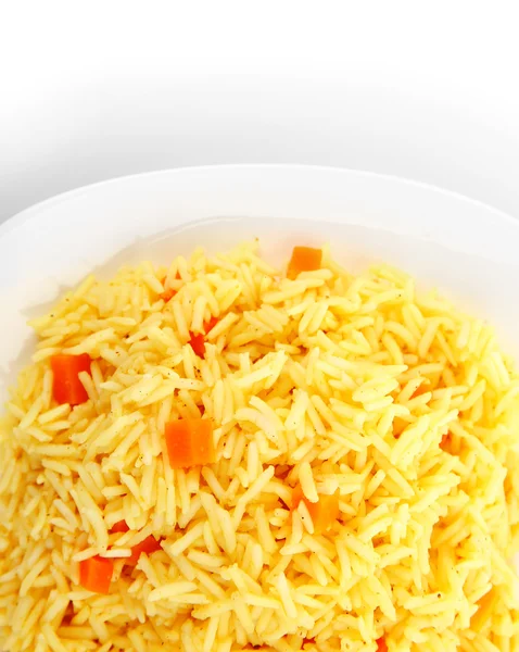 Mísa vegetariánská rýže, pohled shora — Stock fotografie