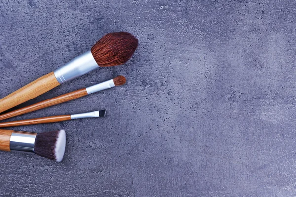 Assortment of make-up brushes — Stock Photo, Image