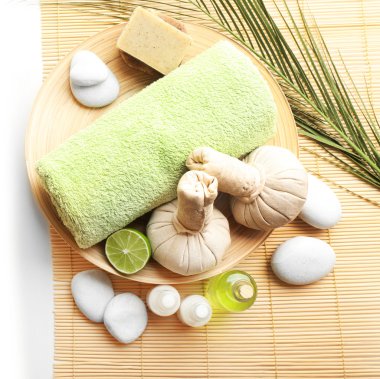 Güzel spa kompozisyonu