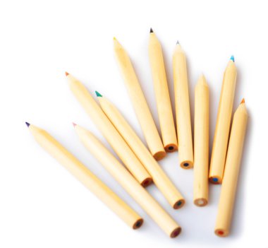 Beyaz renkli kalemler