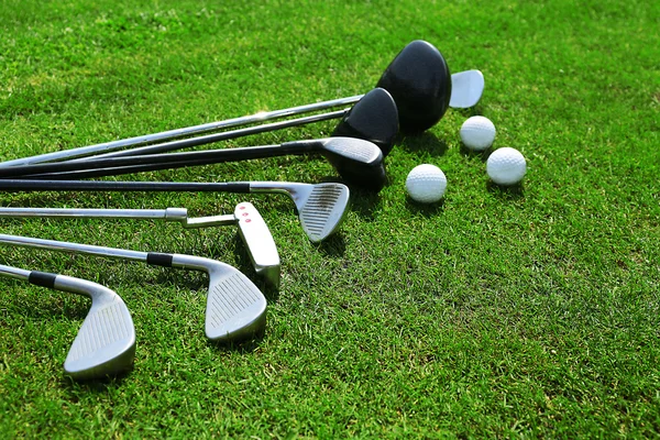 Különböző golf klubok — Stock Fotó