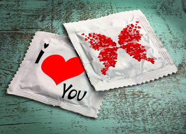 Prezervatif ile tablo resimleri