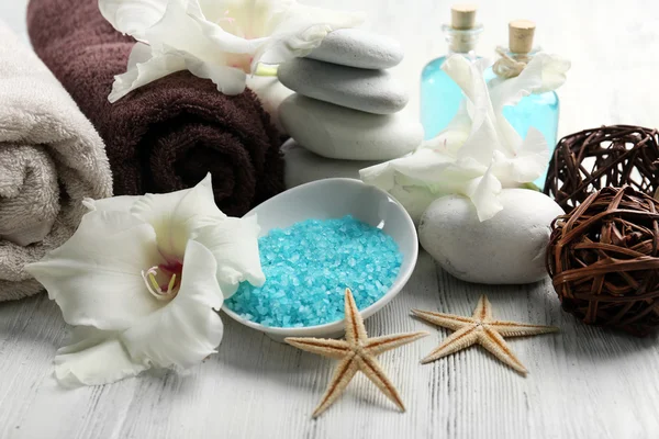 Spa set on table — Stock Photo, Image