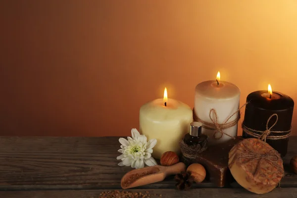 Wellness-Set auf dem Tisch — Stockfoto