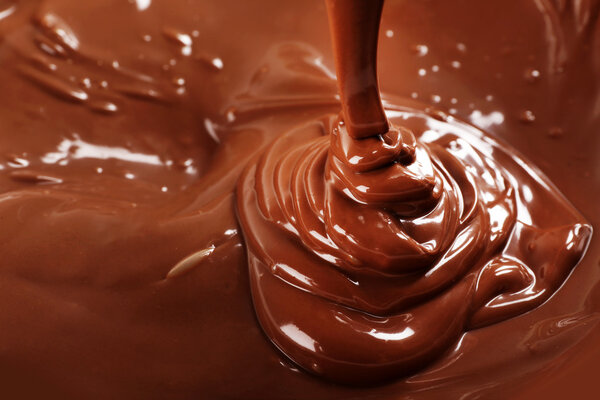 melted delicious chocolate