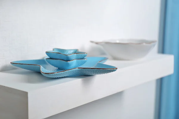 New blue dish — Stock Photo, Image