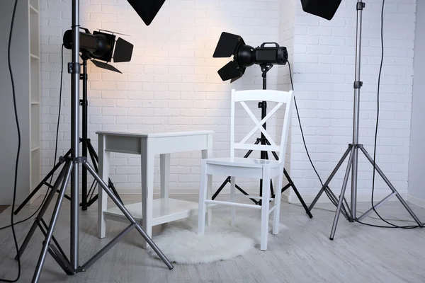 Studio fotografico con interni moderni — Foto Stock