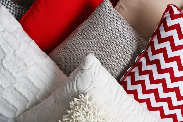 Set of decorative pillows — Stock Photo, Image